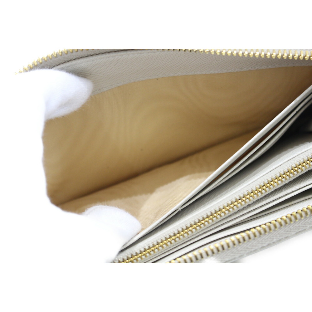 Prada Long Wallet Leather White - Picture 7 of 13